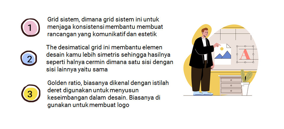 embagian Desain Agar Lebih Simetris 